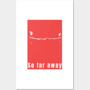 So Far Away Graphic Poster Art Print Posters and Art